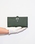 Hermes Bearn Long Wallet Epsom Leather in Vert Anglais, front view
